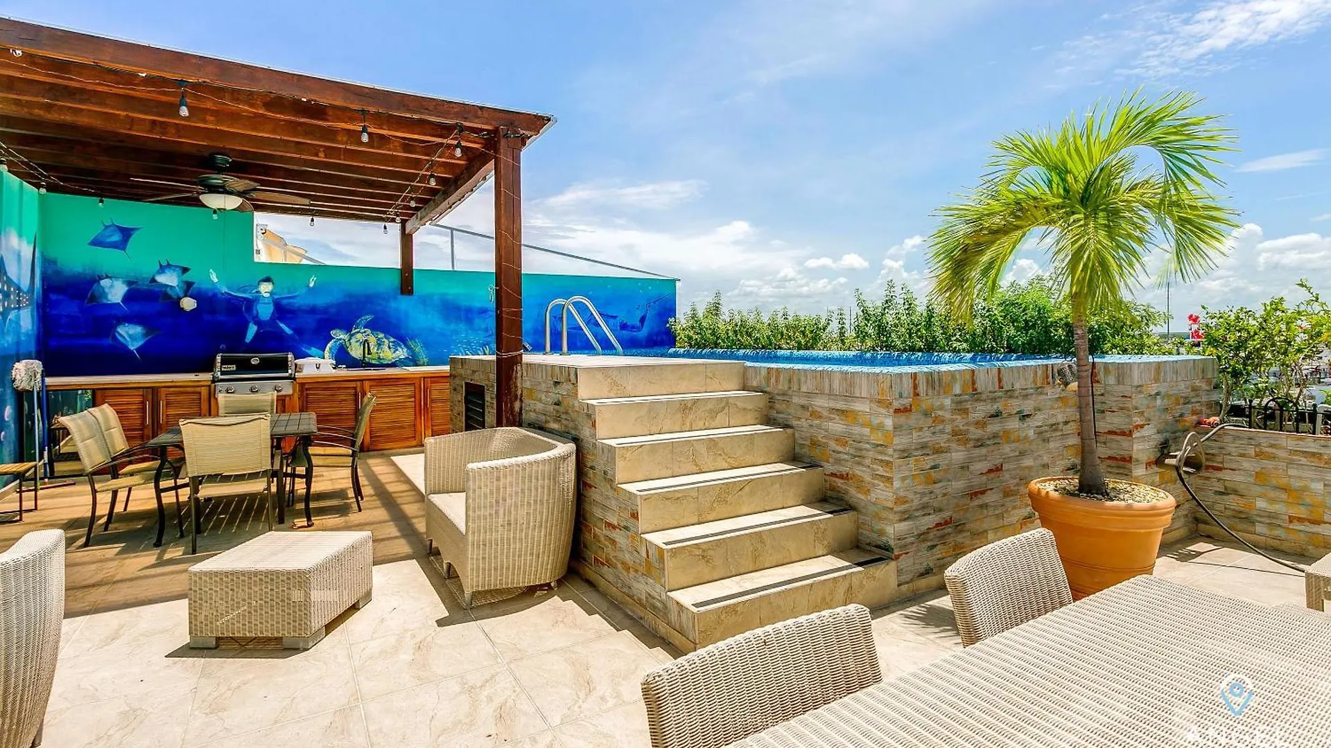 New Private Roof Pool And Bbq 2 Onsite Pools Plus Cafe Playa del Carmen