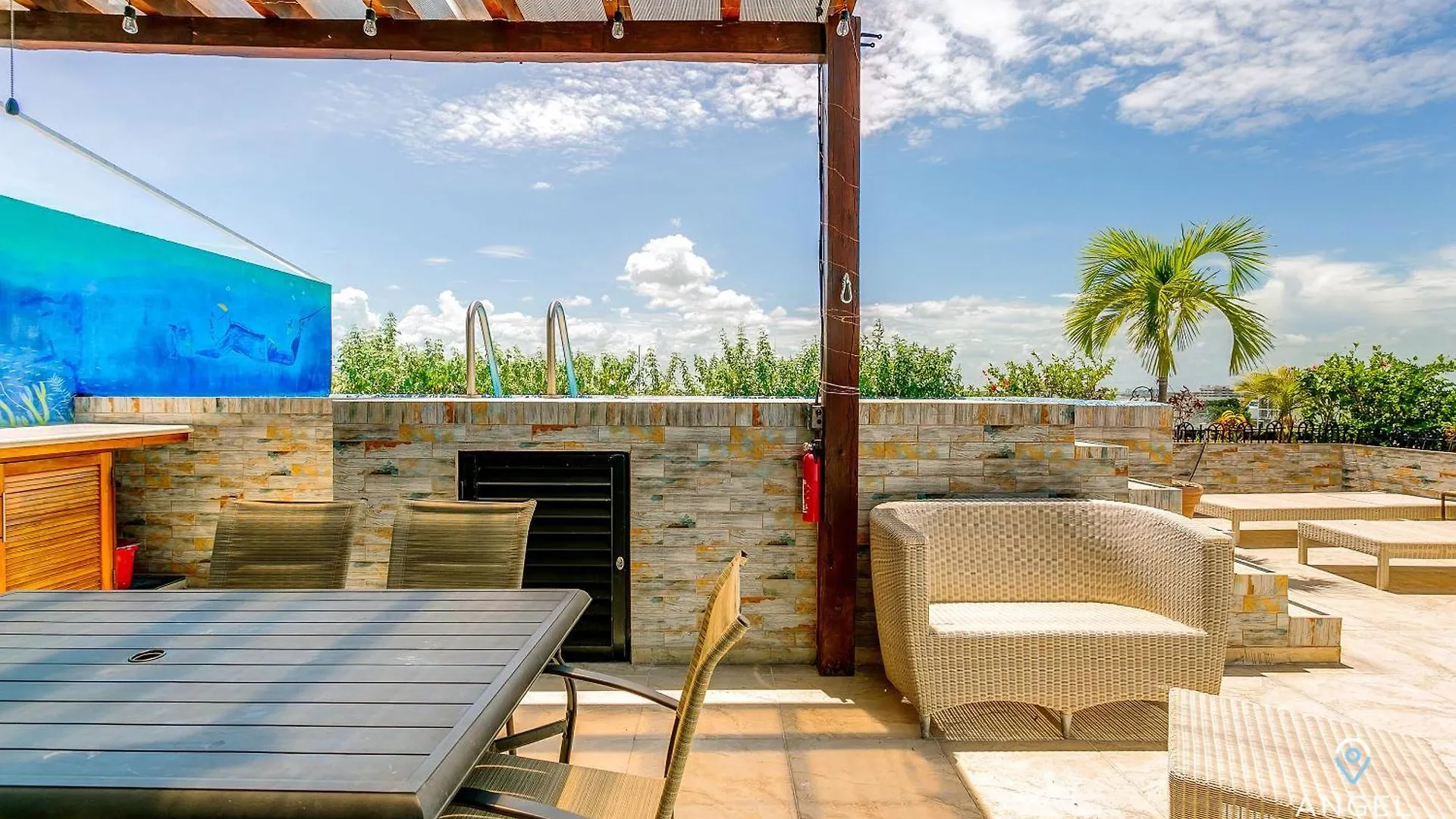 New Private Roof Pool And Bbq 2 Onsite Pools Plus Cafe 普拉亚卡门 公寓